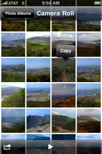 Figure 1: Copy the picture from the Camera Roll